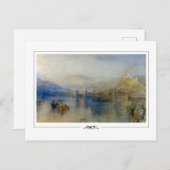 JMW Turner #9-3 - Carte postale Art (Devant / Derrière)