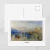 JMW Turner #9-3 - Carte postale d'art (Devant / Derrière)