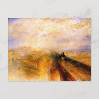 JMW Turner - Regen Stem en versnellen het Grote We Briefkaart
