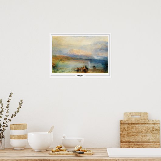 JMW Turner Zedign Art Poster #18-3 (Keuken)