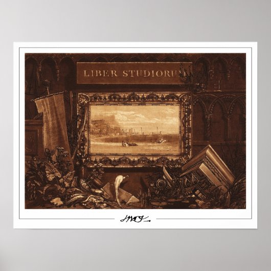 JMW Turner Zedign Art Poster #224-3 (Voorkant)