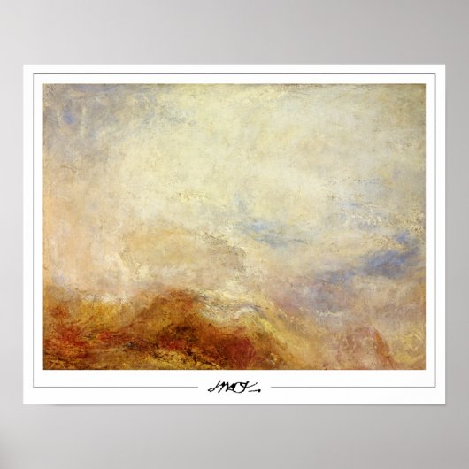 JMW Turner Zedign Art Poster #36-2 (Voorkant)