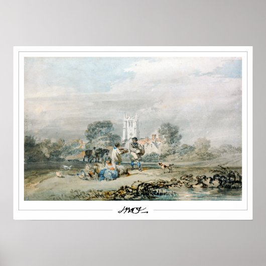 JMW Turner Zedign Art Poster #408-3 (Voorkant)