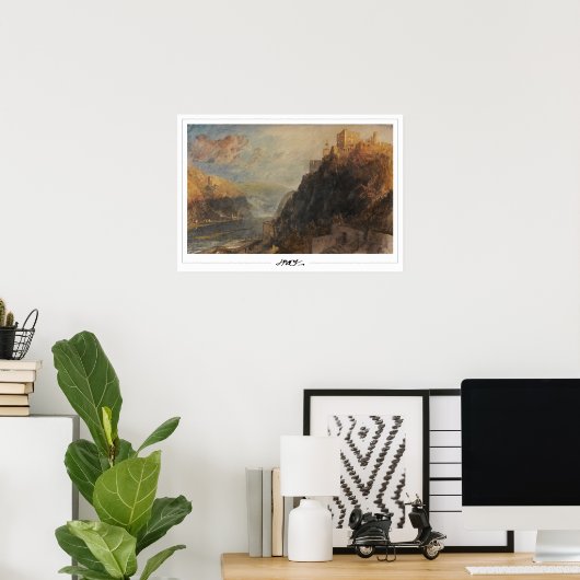 JMW Turner Zedign Art Poster #7 (Thuiskantoor)