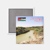 JO011 JORDAN RIVER, Asia, Fridge Magneet (Voorkant / Achterkant)