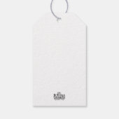 Jo 1:9 Bijbelvers Ontwerp – Wees sterk en moedig Cadeaulabel (Achterkant)