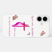 JO 3:16 Christian iphone 16 coque (Verso (horizontal))