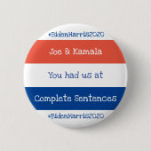 Jo en Kamala Ronde Button 5,7 Cm (Voorkant)