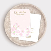 Joaillerie à l'oreille de Script Floral Rose migno