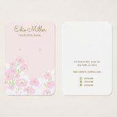 Joaillerie à l'oreille de Script Floral Rose migno (Devant & derrière)