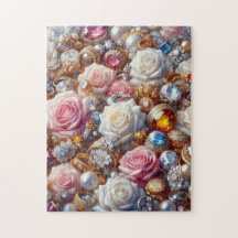 Joaillerie et Roses Puzzle de 252 Pièces