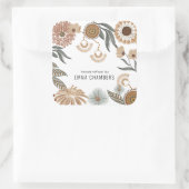 Joaillier concepteur Boho Floral Étiquette (Sac)