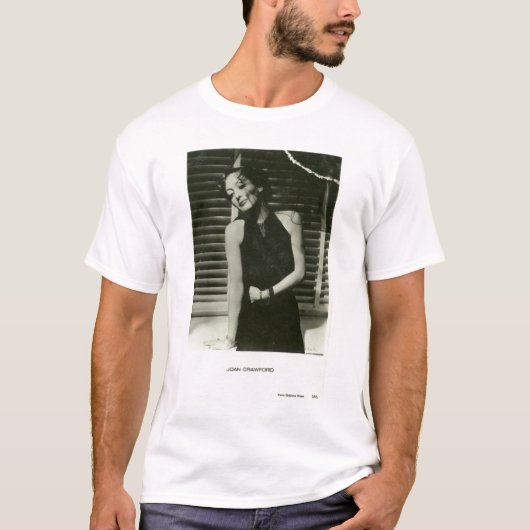 Joan Crawford vroege  portret T-shirt (Voorkant)