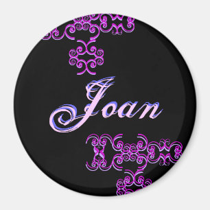 Joan Designer Name Magnet Magneet