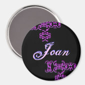 Joan Designer Nom Magnet (Recto/Verso)