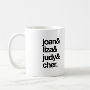 Joan Liza Judy en Cher Koffiemok