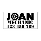 Joan Mechanic Rubber Stamp Rubberstempel (Afrduk)