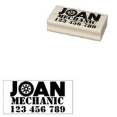 Joan Mechanic Rubber Stamp Rubberstempel (Gestempeld)