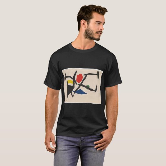 Joan Miro Francesc Dassis Cantic del Sol 1 T-shirt (Voorkant volledig)