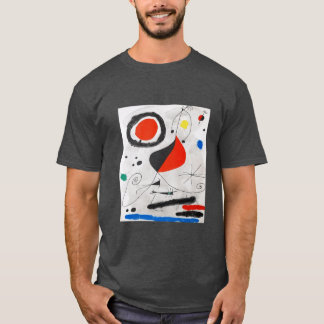 Joan Miro originele lithografie van Derriere le Mi T-shirt
