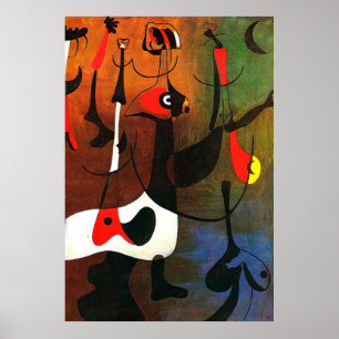 joan miro schilderijen kunst , abstracte kunst poster