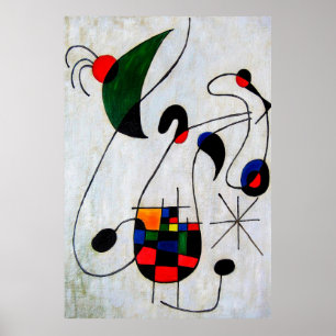 joan miro schilderijen kunst , abstracte kunst poster