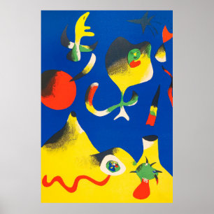 joan miro schilderijen kunst , abstracte kunst poster