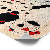 joan miro schilderijen kunst , abstracte kunst poster (Hoek)