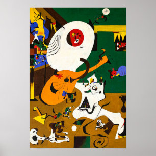 joan miro schilderijen kunst , abstracte kunst poster
