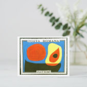 Joan Miro Stempelontwerp Briefkaart (Staand voorkant)