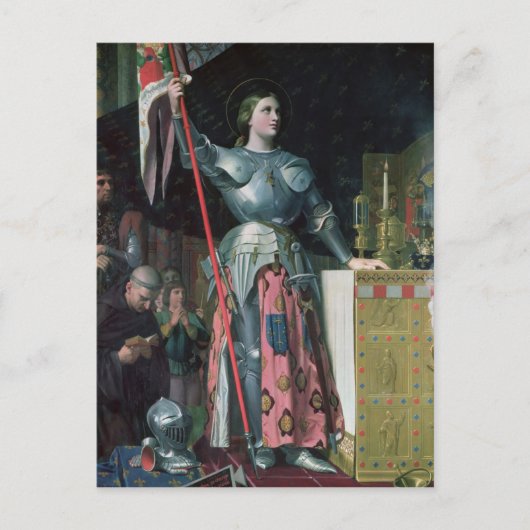 Joan of Arc bij de Koning Charles Briefkaart (Voorkant)