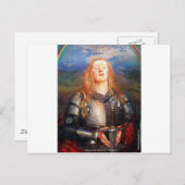 Joan of Arc Briefkaart (Voorkant / Achterkant)