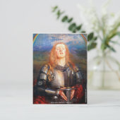 Joan of Arc Briefkaart (Staand voorkant)