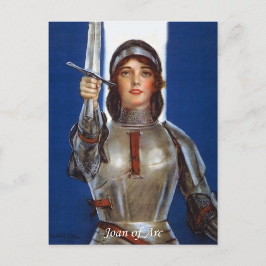 Joan of Arc Briefkaart (Voorkant)