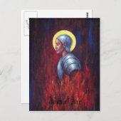 Joan of Arc Briefkaart (Voorkant / Achterkant)