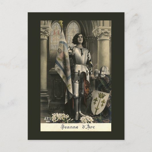 Joan of Arc Briefkaart (Voorkant)