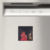 Joan of Arc en de kardinaal van Winchester Magneet (Insitu (Vaatwasser))