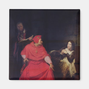 Joan of Arc en de kardinaal van Winchester Magneet