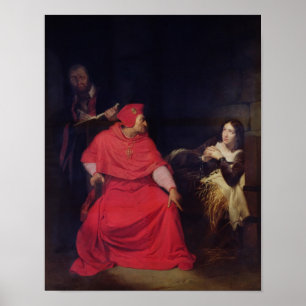 Joan of Arc en de kardinaal van Winchester Poster