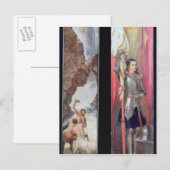 Joan of Arc, jaren 1890 Briefkaart (Voorkant / Achterkant)