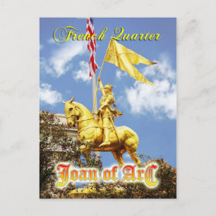 Joan of Arc (Maid of Orleans) standbeeld, New Orle Briefkaart