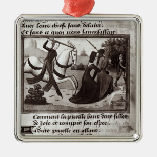 Joan of Arc Metalen Ornament