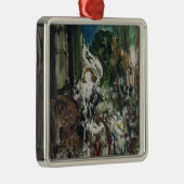 Joan of Arc Metalen Ornament (Rechts)