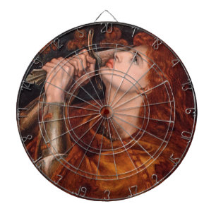 Joan of Arc (Portrait) (door Dante Gabriel Rossett Dartbord
