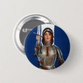 Joan of Arc Ronde Button 5,7 Cm (Voorkant /achterkant)