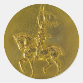 Joan of Arc Ronde Sticker