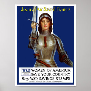 Joan of Arc Saved France Poster