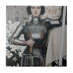 Joan of Arc van Albert Lynch Tegeltje