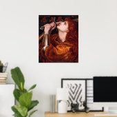 Joan of Arc van Dante Gabriel Rossetti Poster (Thuiskantoor)