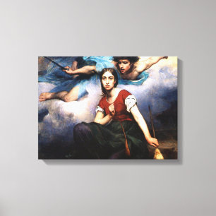 Joan of Arc van Eugène Thirion Canvas Afdruk